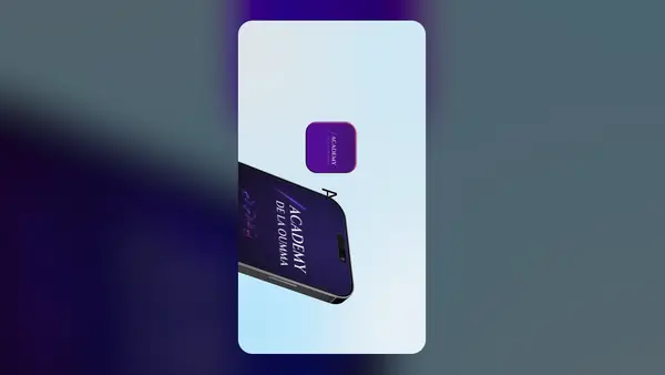 Écrans d'application dans une vidéo verticale au format 9:16